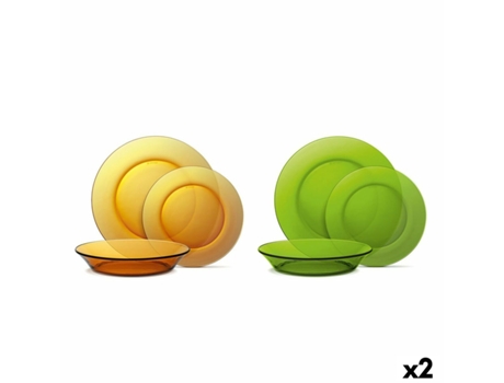 Set de Vajilla DURALEX 12 Piezas (2 Unidades)