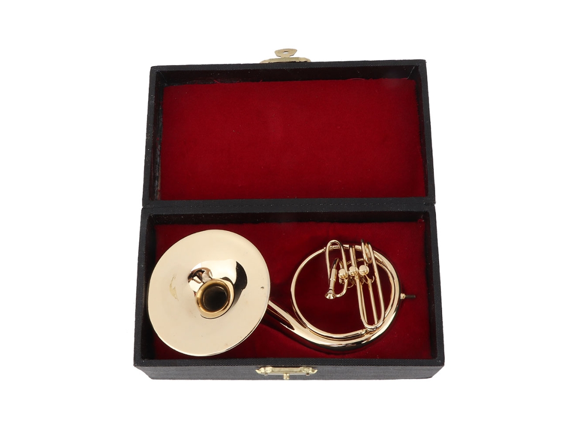 Instrumento Musical Miniatura Hecho A Mano Para Decoración Del Hogar Y Regalo - Latón