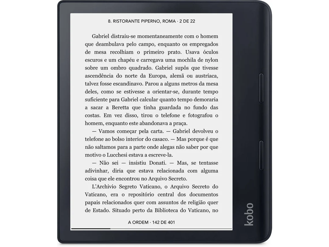 E-Reader KOBO Sage HD 8'' WaterProof Stylus