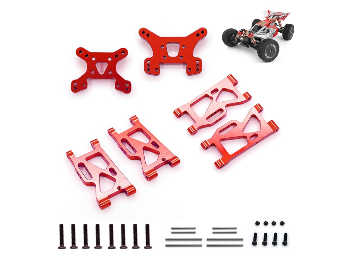 Brazos De Suspensión Delanteros Y Traseros Para Coche Rc Wltoys 1/14 (piezas De Mejora, Número De Pieza 144001)
