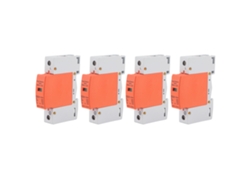 4 Piezas Dispositivo De Protección Contra Sobrecargas 1p Din Rail Montaje Spd Protector De Hogar Ca 420v Rmu1‑c20