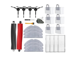 Kit de accesorios para aspiradora Yunzii Rob S8 S8 Pro Ultra S8: repuestos, cepillos laterales, cepillos principales y filtros de fregado.