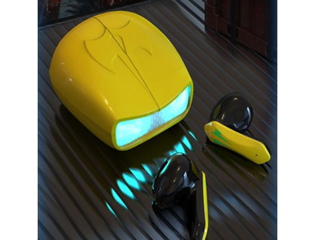 Auriculares Bluetooth True Wireless X16 In-Ear Low Latency X15 Gaming Amarillo