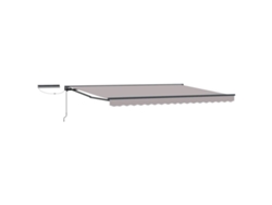 Toldo eléctrico retráctil Vidaxl, gris claro y antracita, 4 x 3,5 m