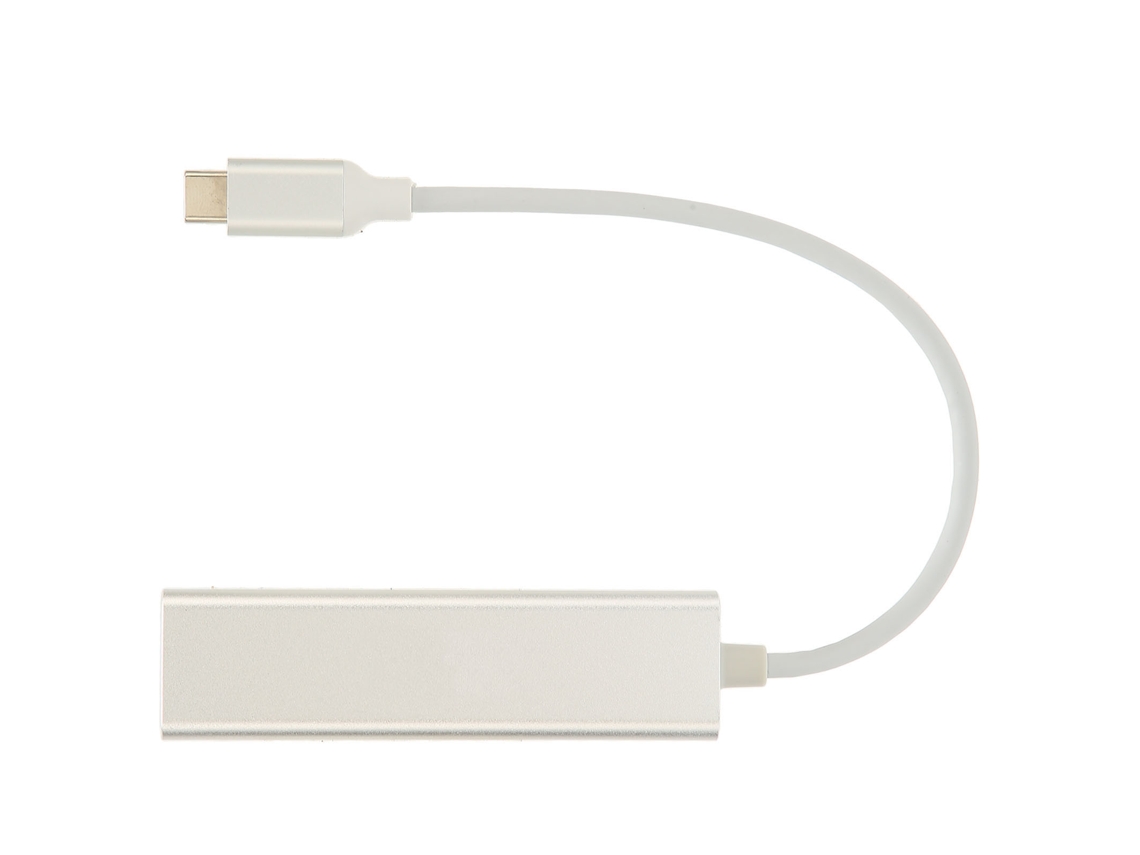 Concentrador Usb 3.0 Con 3 Puertos Y Tarjeta De Red Gigabit Rj45 Para Windows, Linux Y Os X.