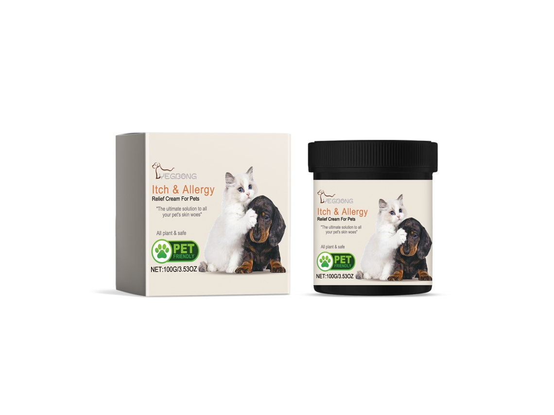 Crema para aliviar el picor en mascotas: rápida y eficaz.