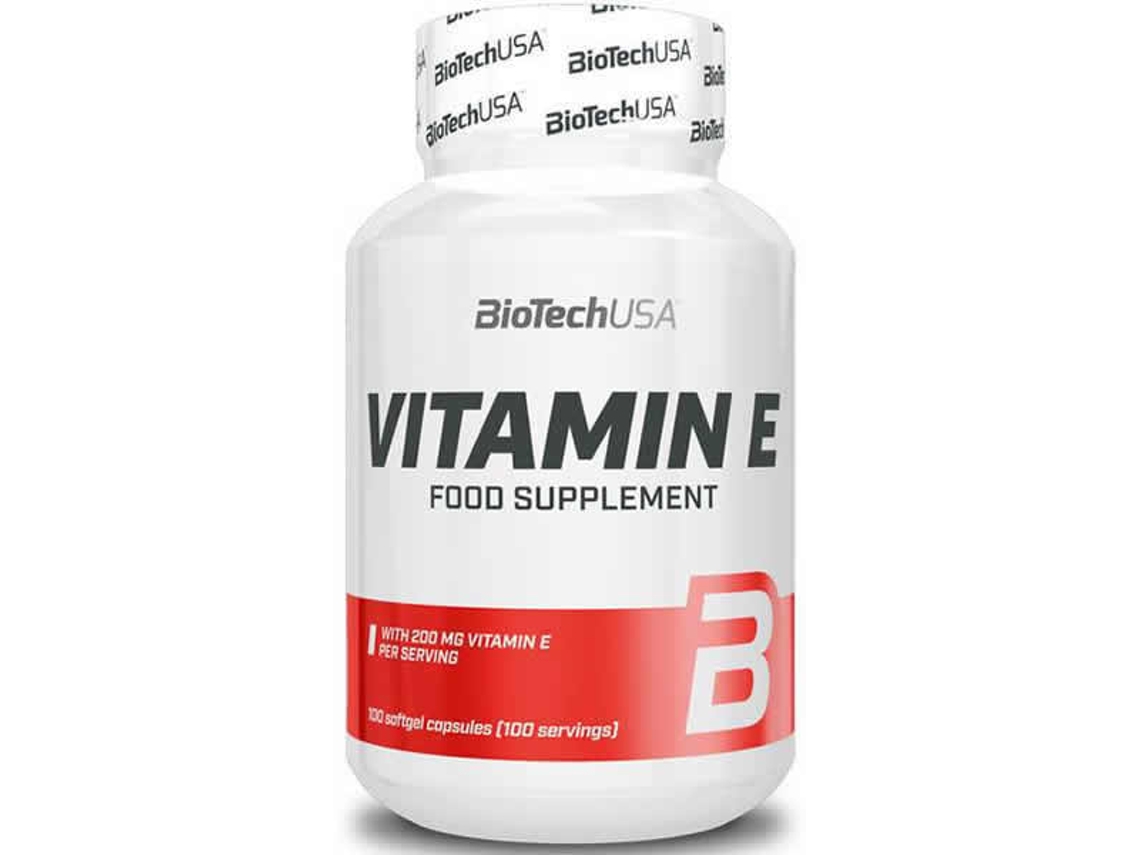 Complemento Alimentar BIOTECH USA Vitamine E 200 Mg (1 Cápsulas)