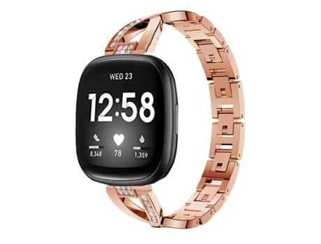 Correa para Fitbit by Google Versa 2 Rosa Dorado