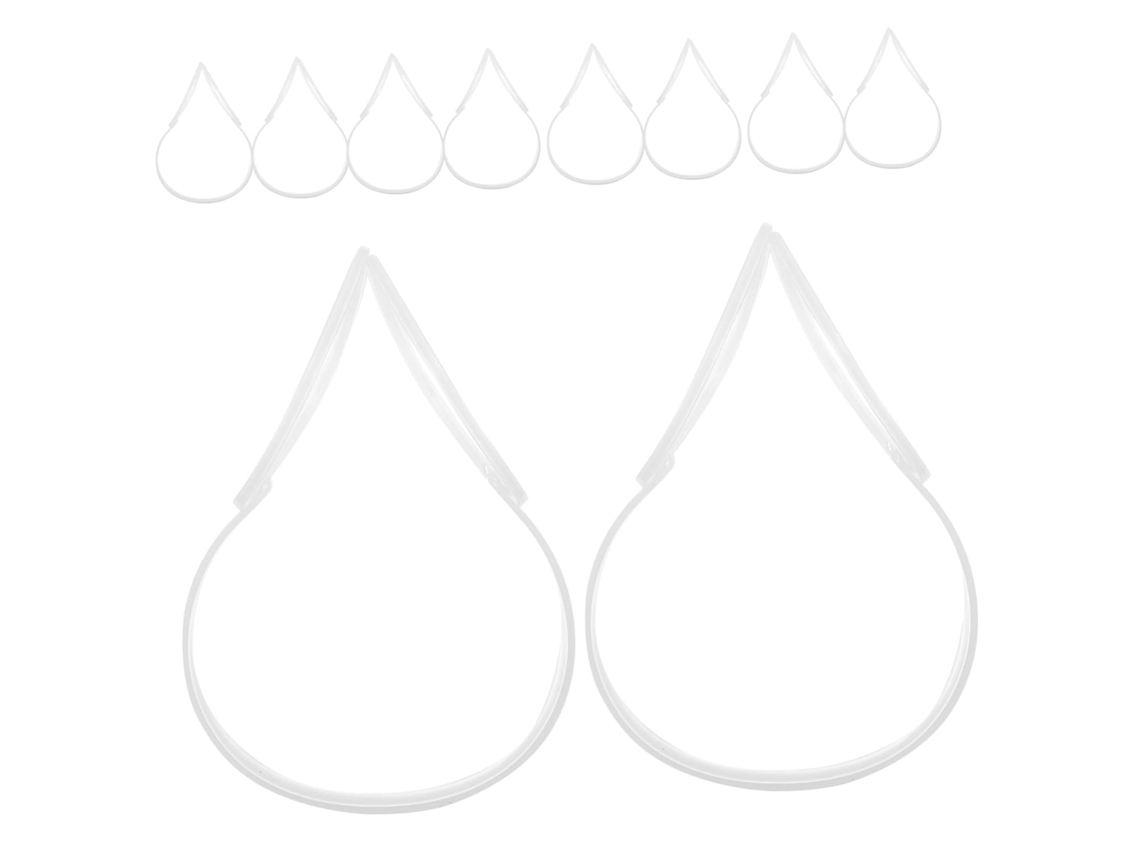 Soporte De 10 Piezas Para Armazón De Orejeras Plegables, Estante Transparente