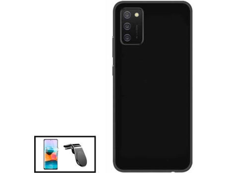 Kit Carcasa + Protector de Pantalla + Soporte Nokia G21 GIFT4ME Negro