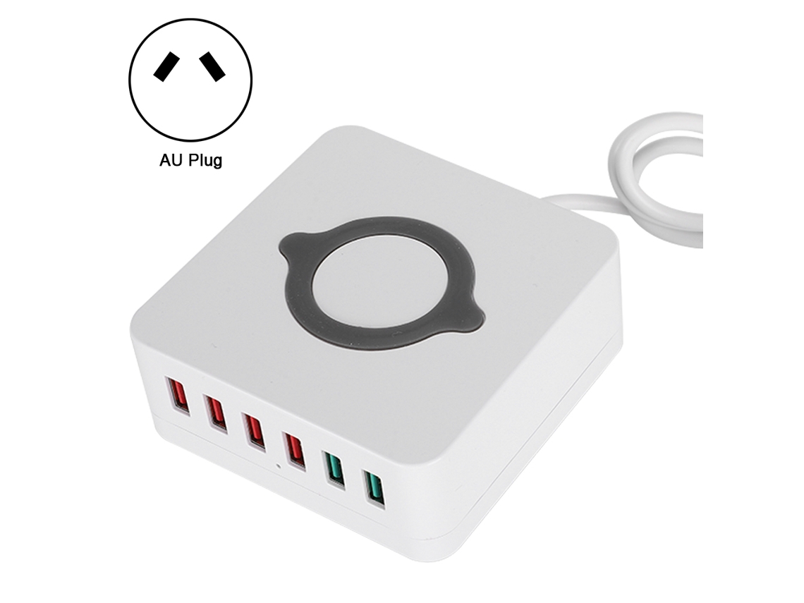Cargador Usb (carga Rápida Inteligente De 6 Puertos Usb)