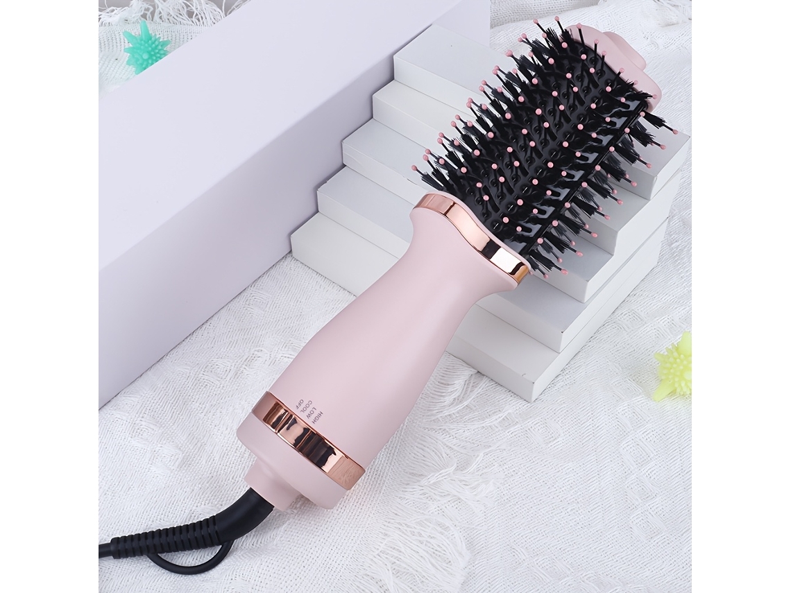 2 En 1: Secador De Pelo Y Rizador, Dispositivo Multifuncional Para Conseguir Rizos Con La Forma Perfecta En Casa.