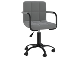 Maison Exclusive - Sillas De Comedor Giratorias 4 Unidades Terciopelo Gris Oscuro