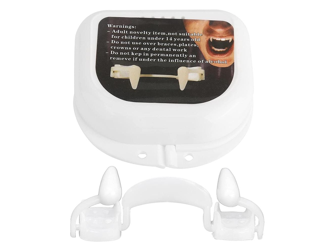 Accesorios De Dientes De Silicona Para Halloween, Propiedades De Cosplay Y Dentaduras Postizas