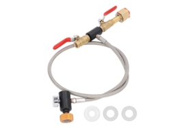 Adaptador De Recarga De Cilindro De Co2 Cga320 G1/2 Con Manguera Y Manómetro.