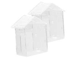 Cubierta Transparente Impermeable Para Timbre De Puerta De 2 Piezas, Protección Impermeable.