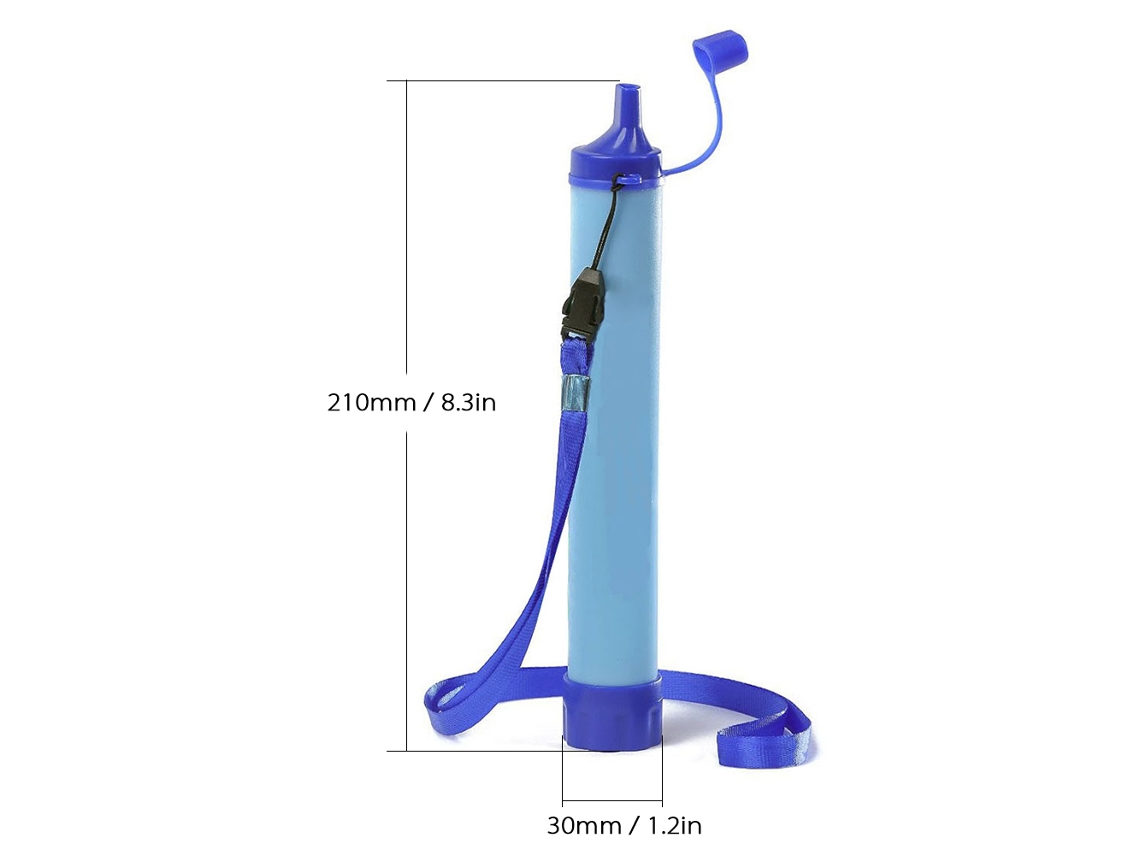 Filtro De Agua Portátil Para Camping, Supervivencia, Uso Al Aire Libre, Purificador De Agua, Mochilero De Emergencia.