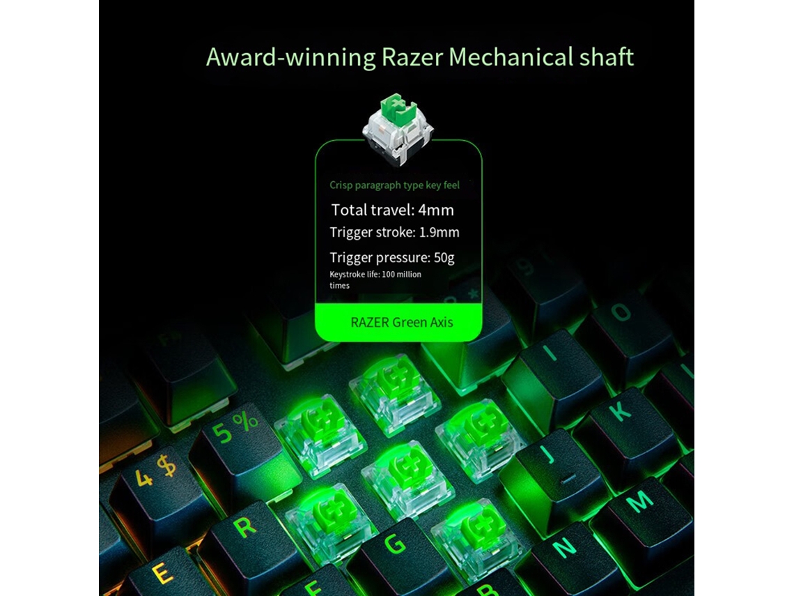 Teclado para juegos (RGB, 8000 Hz)