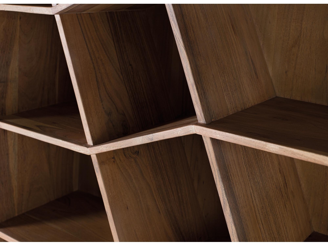 Estante en Madera de Mangueira Marrón 180X120X40 GINER Y COLOMER