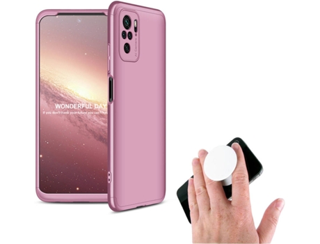 Carcasa Xiaomi Redmi Note 10S PHONESHIELD Slim Armor 360º Rosa