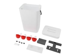 Juego de bebedero y comedero automático para pollos de gran capacidad, bebedero automático portátil para aves de corral de 12 litros