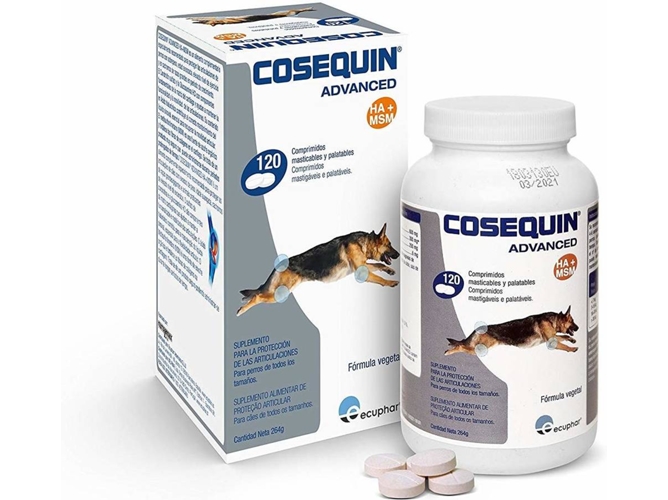 Complemento Alimenticio para Perros ECUPHAR Cosequin (120 Tabletas)
