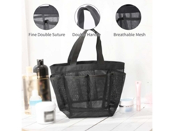 Cesta De Ducha De Malla Con 7 Bolsillos, Bolsa Colgante De Secado Rápido Para Toallitas Húmedas, Ideal Para Dormitorios, Gimnasios Y Viajes.