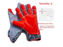 Guantes de portero profesionales MDUG, protección de látex, 6 cm, color blanco.