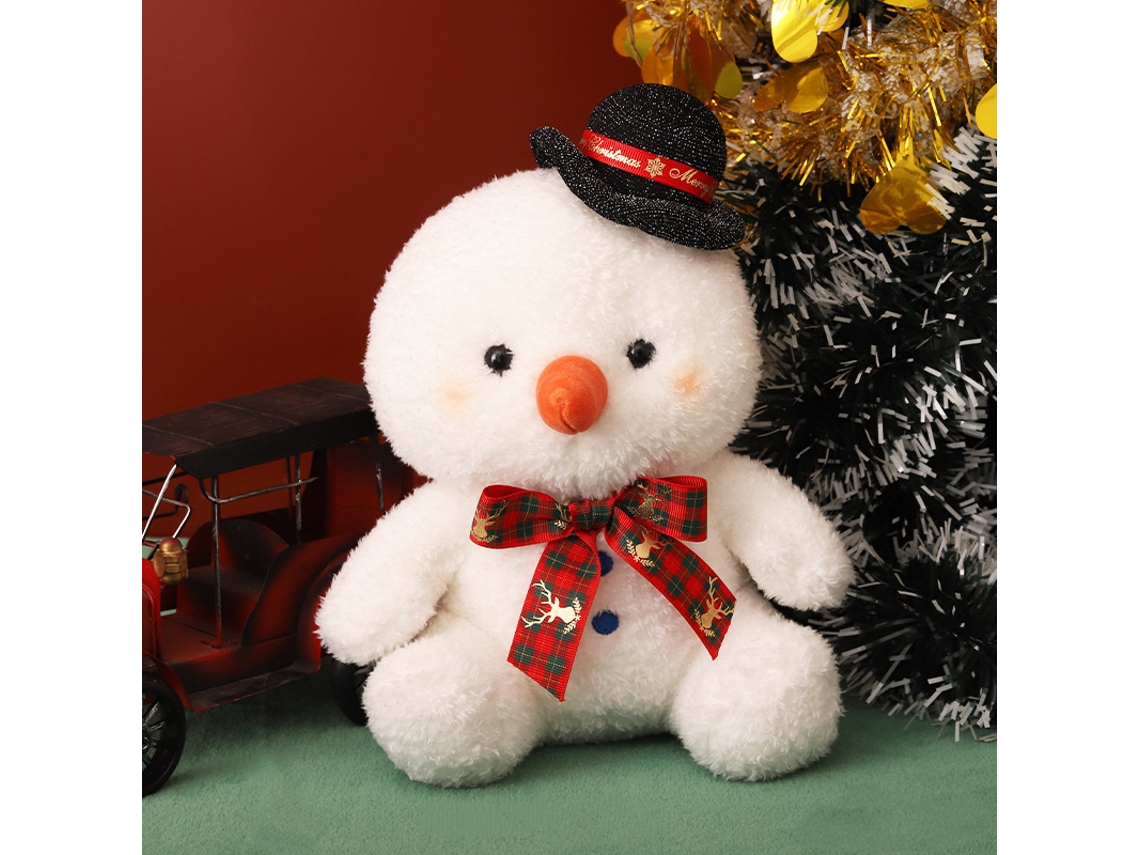 (peluche De Muñeco De Nieve Navideño 15 Cm) Almohada/muñeco, Peluche, Cojín Para Sofá