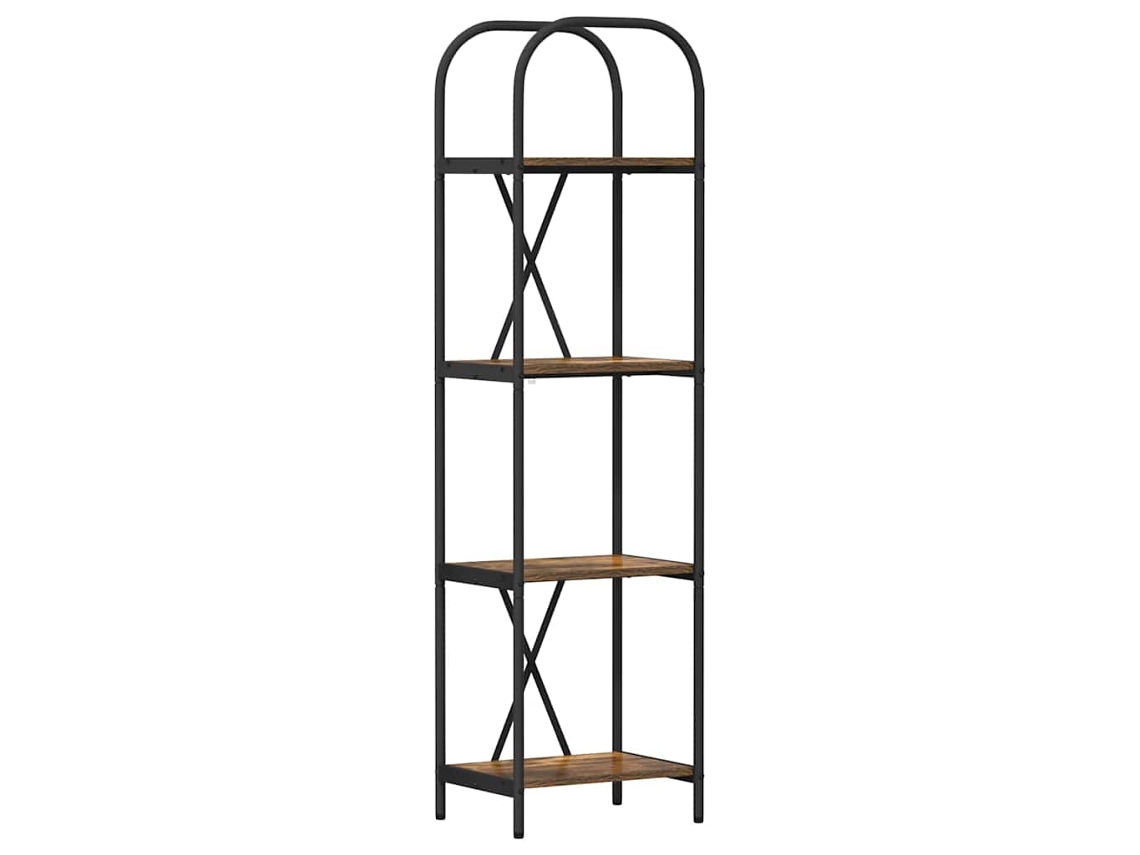 Maison Exclusive - Estante De Libros Roble Ahumado 40 X 30 X 146 Cm