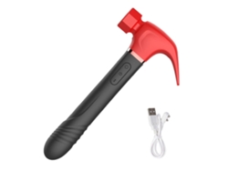 Vibrador Extensível De Quatro Partes Para Masturbação Feminina, Negro Y Rojo*.