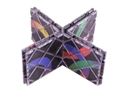 Rebe-cubos De Rompecabezas Plegables De 8 Paneles, Cubo Mágico Profesional, Juguetes Clásicos, Juguete De Mesa