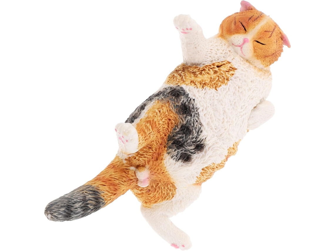 Bonita Figura De Gato De Plástico Para Jardín, Fácil De Instalar Y Mover, Para Patios Y Jardines Para Uso Doméstico E