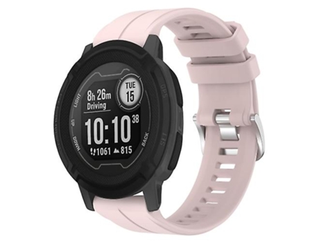 Correa De Reloj Inteligente Para Garmin Instinct 2, Correa De Silicona De Color Rosa Sólido De 22Mm VENISYMLIS