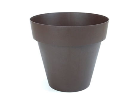 PLASTIKEN TES - Maceta Redonda Clásica Diámetro 38 cm Capacidad 23L Bronce