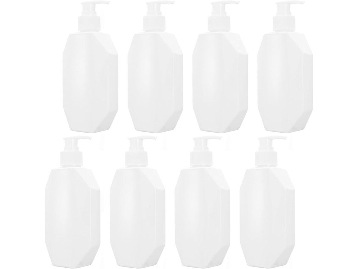 8 Pièces Flacons Pompe Vide Rechargeables Para Lotion Shampooing Distributeurs Portátils Voyage E...