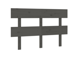 Maison Exclusive - Cabecero De Cama Madera Maciza De Pino Gris 138x3x81 Cm