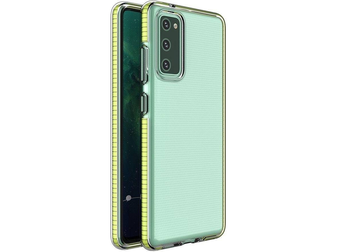 Carcasa Samsung Galaxy A72 LMOBILE Silicona 47 Amarillo
