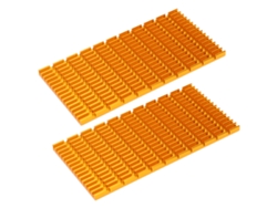 2026as-2 Piezas Disipador De Calor De Aluminio Para Router Cpu Ic Radiador Pcb Piezas De Refrigeración