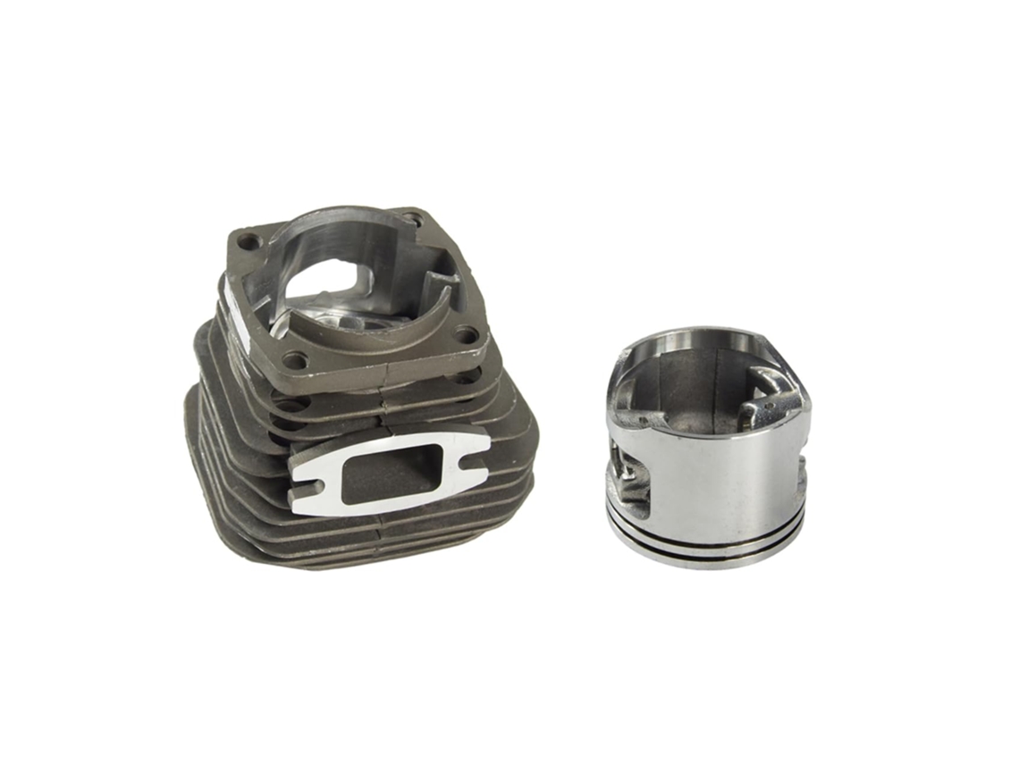 Kit De Cilindro Y Pistón De 52 Cc Para Motosierra Y Cortacésped – Pistón De Metal Chapado De 45 Mm