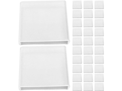 120 Pinzas Silicona Perchas Fundas Antideslizantes Pantalones Faldas Protectoras Transparentes Organizar