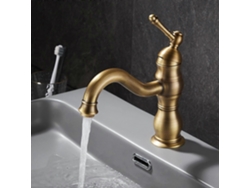 Grifo De Lavabo Retro, Grifo De Baño Giratorio 360, Grifo Mezclador De Latón Con Válvula Cerámica