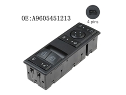 Accesorios para coche 9605451213 Interruptor automático de ventana eléctrica para Mercedes Benz Actros Mp4 Truck Lahdek