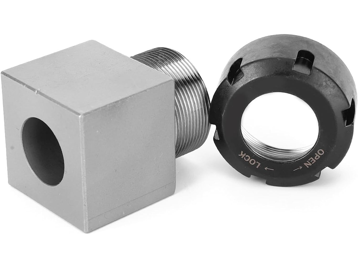 Bloco De Encaixe Er32 Reforçado Para Torno E Máquina De Gravação: Suporte Hexagonal Em Aço Ferramenta Para