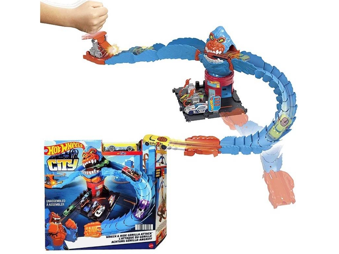 Bomba de combustible HOT WHEELS City Gorila gasolinera (Edad Mínima: 4)