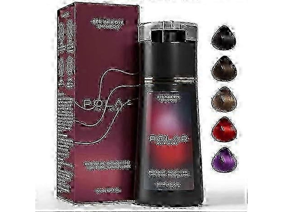 Champú Tinte Polar Para El Cabello, Champú Tinte Instantáneo Para Cabello Natural, Color Vibrante En 10 Minutos.