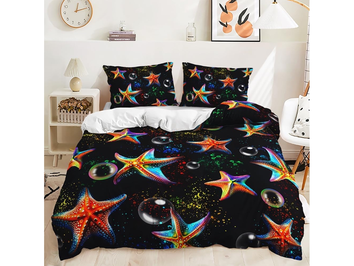 Funda Nórdica Funda Almohada Cama Juego Ropa 140 X 210 Cm 50 75 200 220 240 260