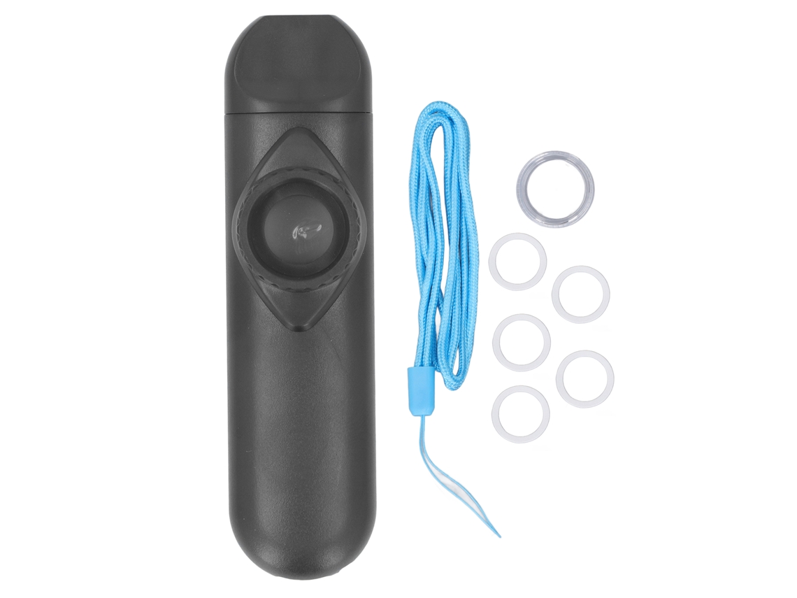 Conjunto De Kazoo Profissional Portátil Instrumento Musical Obsidian Black Com Acessórios