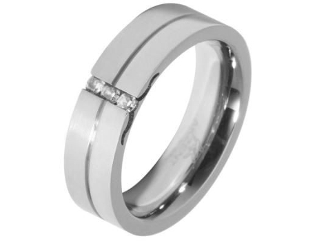 AKZENT Anillo Mujer em Acero Inoxidable Tam.60 0073