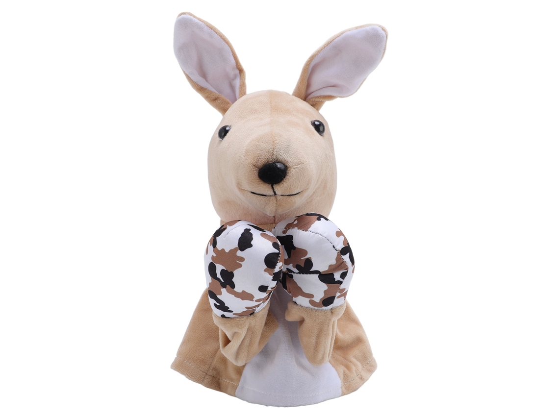 Boneco De Boxe Interativo Com Som Mão De Pelúcia Animal Para Interação Familiar